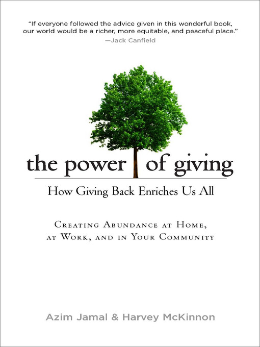 Title details for The Power of Giving by Azim Jamal - Available